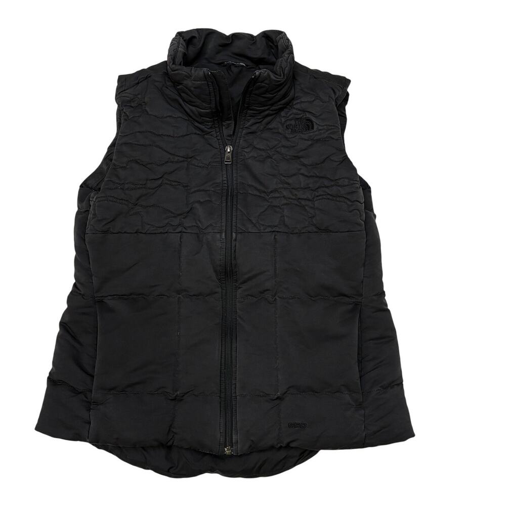 The North Face Aconcagua II 550 Puffer Vest Womens Medium Black Goose Down *READ